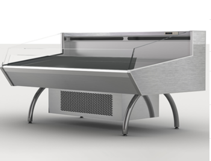 Escaparate de cocineros de supermercado