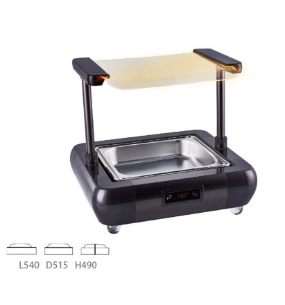 Cuisini&egrave;re &agrave; induction de type ouvert